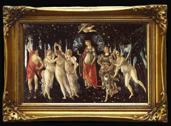 framed  Sandro Botticelli Primavera, Ta075